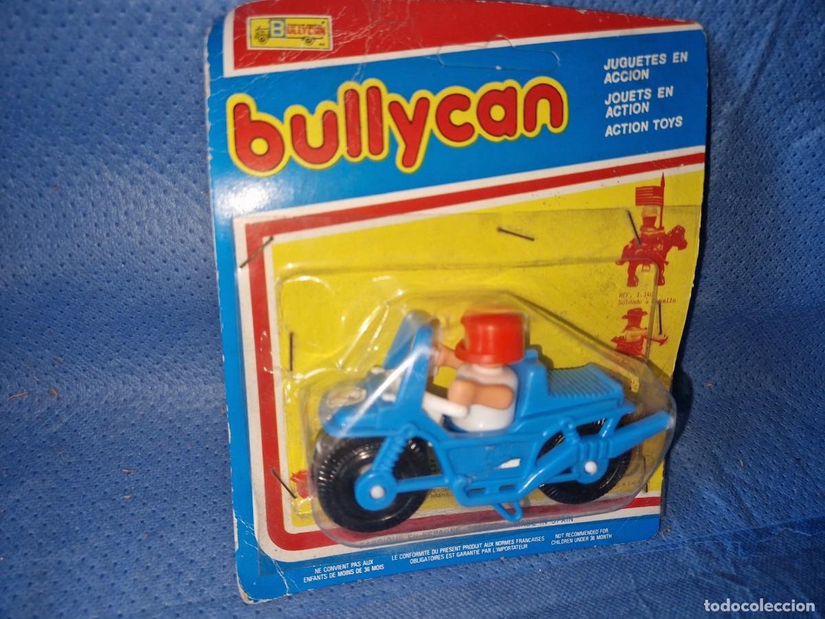 Juguetes antiguos y Juegos de colecci&oacute;n: BULLYCAN MOTO MOTORISTA