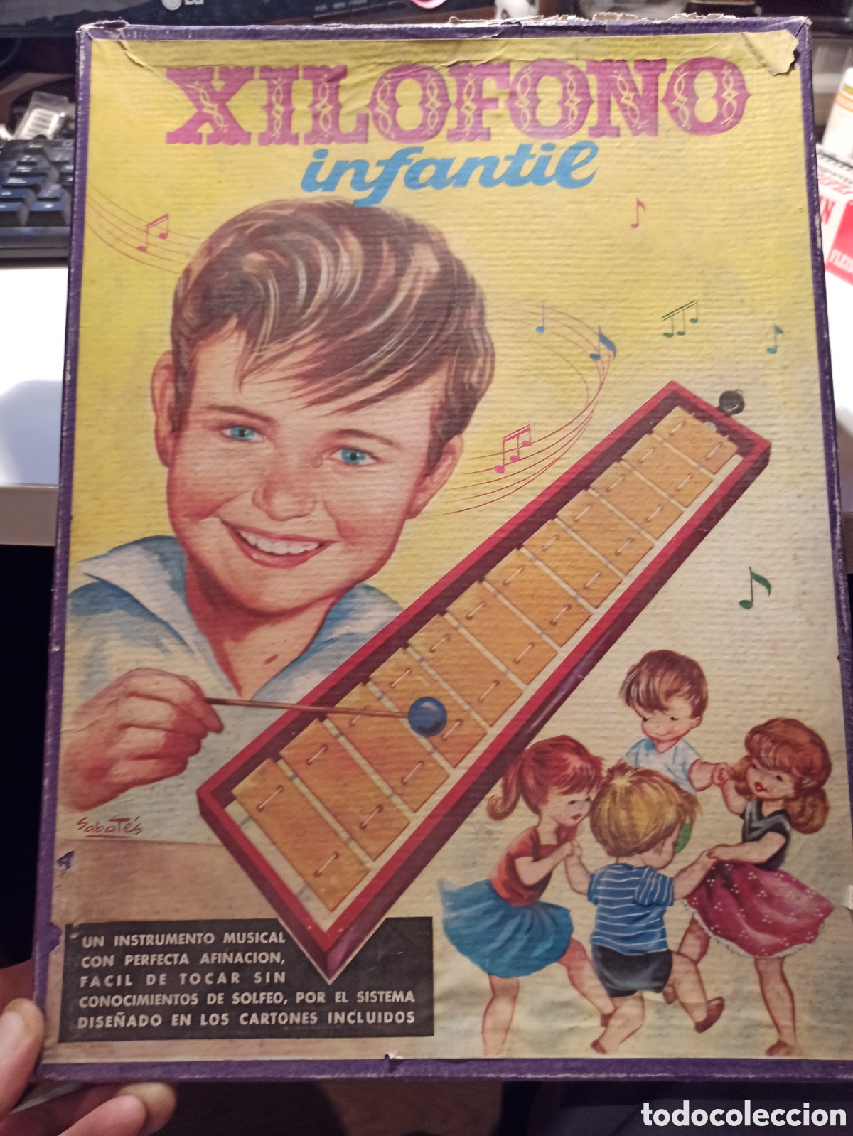 Antique Toys and Collectible Games: SABATES ANTIGUO XILOFONO INFANTIL