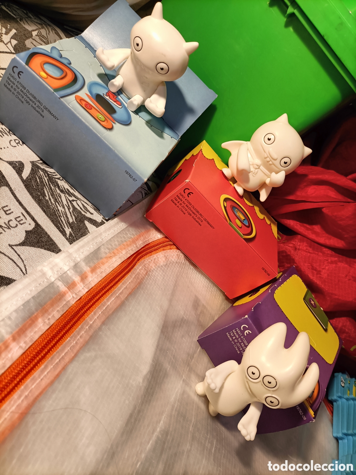 Juguetes antiguos y juegos de colecci&oacute;n: McDonald's 10 UGLYDOLLS colecci&oacute;n de 10 mu&ntilde;ecos m&aacute;s cajitas-casitas completa