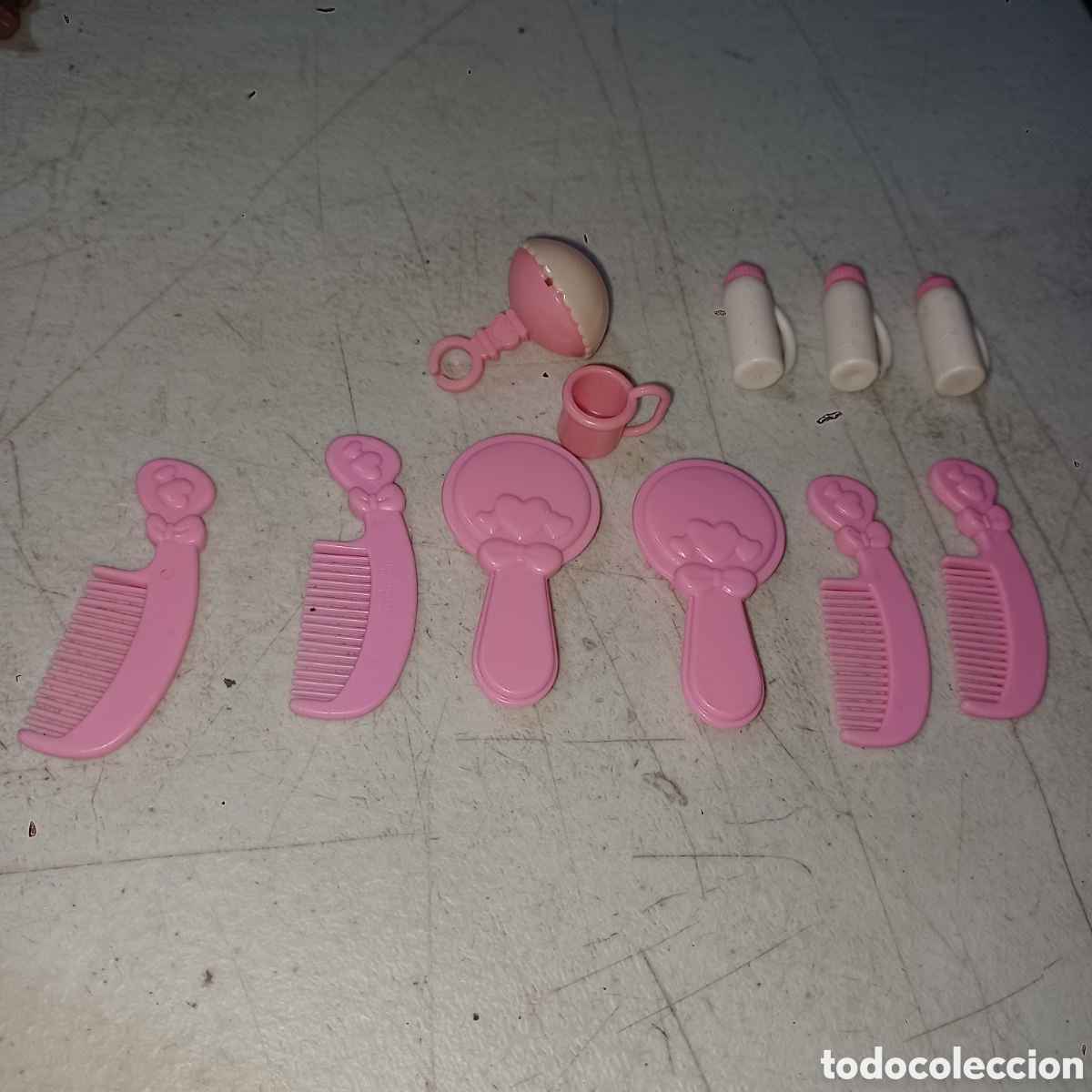 Juguetes antiguos y juegos de colecci&oacute;n: Complementos peine sonajero cepillo biberon mi peque&ntilde;o pony My Litle Pony