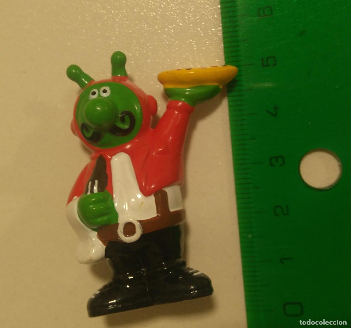Juguetes antiguos y juegos de colecci&oacute;n: borgmann borgman figura mu&ntilde;eco figura figurita miniatura alienigena alien marciano italia pizza piza