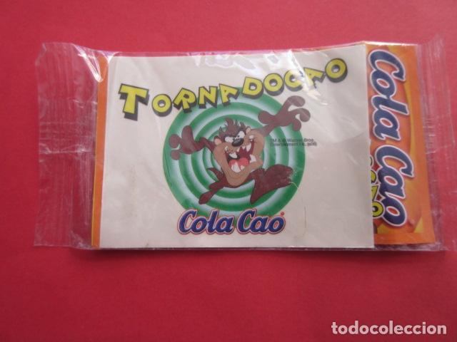 Juguetes antiguos y Juegos de colecci&oacute;n: BOLSITA DE LA FOTO COLA CAO TORNADOCAO - VER FOTO