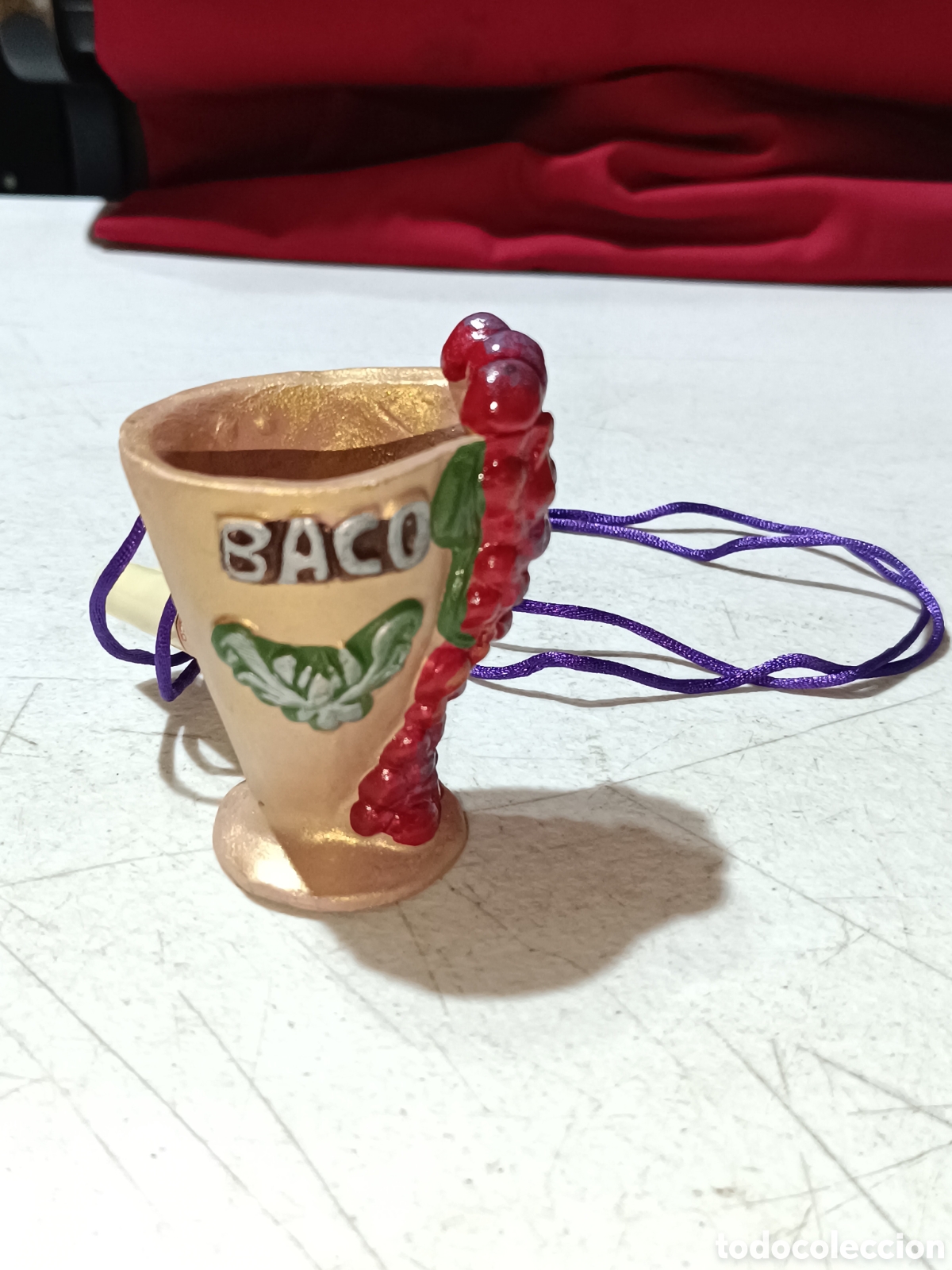 Jouets Anciens et Jeux de collection: Pito de barro Obsequio grupo Baco Entierro de la Sardina Murcia
