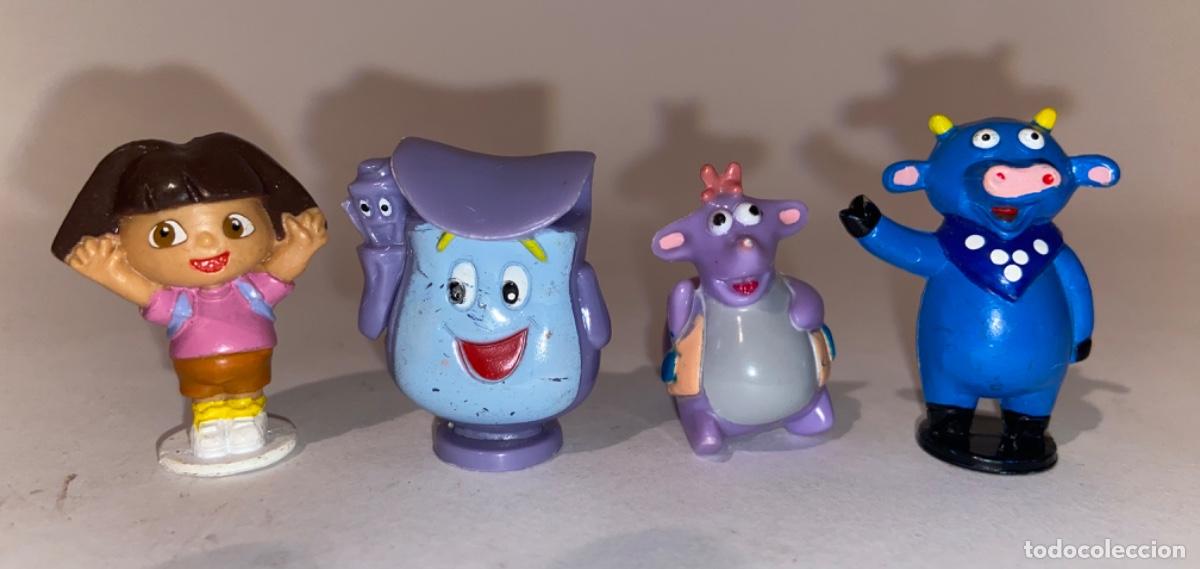 Giocattoli antichi e Giochi di collezione: LOTE DE 4 FIGURAS DORA LA EXPLORADORA - VIACOM 2005