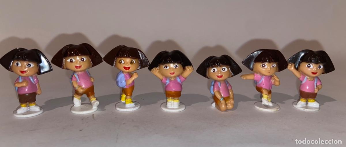 Giocattoli antichi e Giochi di collezione: LOTE DE 7 FIGURAS DORA LA EXPLORADORA - VIACOM 2005
