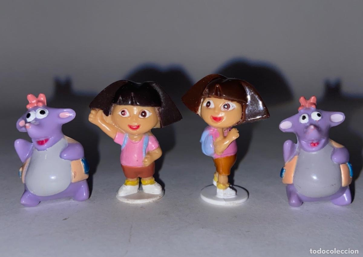 Giocattoli antichi e Giochi di collezione: LOTE DE 4 FIGURAS DORA LA EXPLORADORA - VIACOM 2005