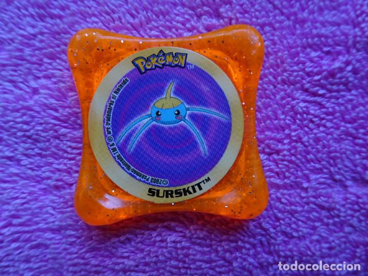 Giocattoli antichi e Giochi di collezione: tazo surskit pokemon advanced waps 124 color naranja brillante panini 2003 nintendo