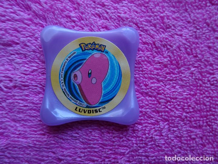 Juguetes antiguos y Juegos de colecci&oacute;n: tazo luvdisc pokemon advanced waps 67 color lila panini 2003 nintendo