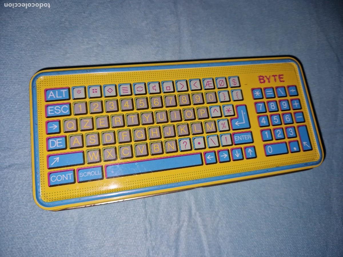 Juguetes antiguos y Juegos de colecci&oacute;n: ESTUCHE PLUMIER MARCA PERFECTA CON FORMA DE ORDENADOR Y CON ACCESORIOS