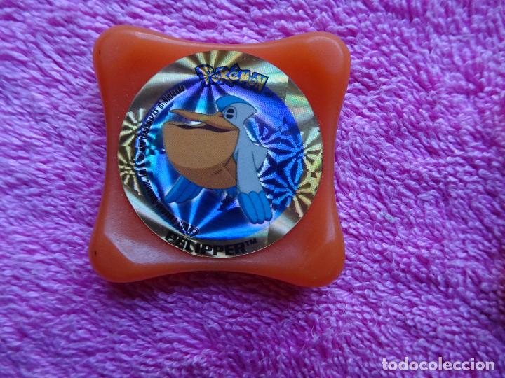 Juguetes antiguos y Juegos de colecci&oacute;n: tazo pelipper pokemon advanced laser waps 87 color naranja panini 2003 nintendo