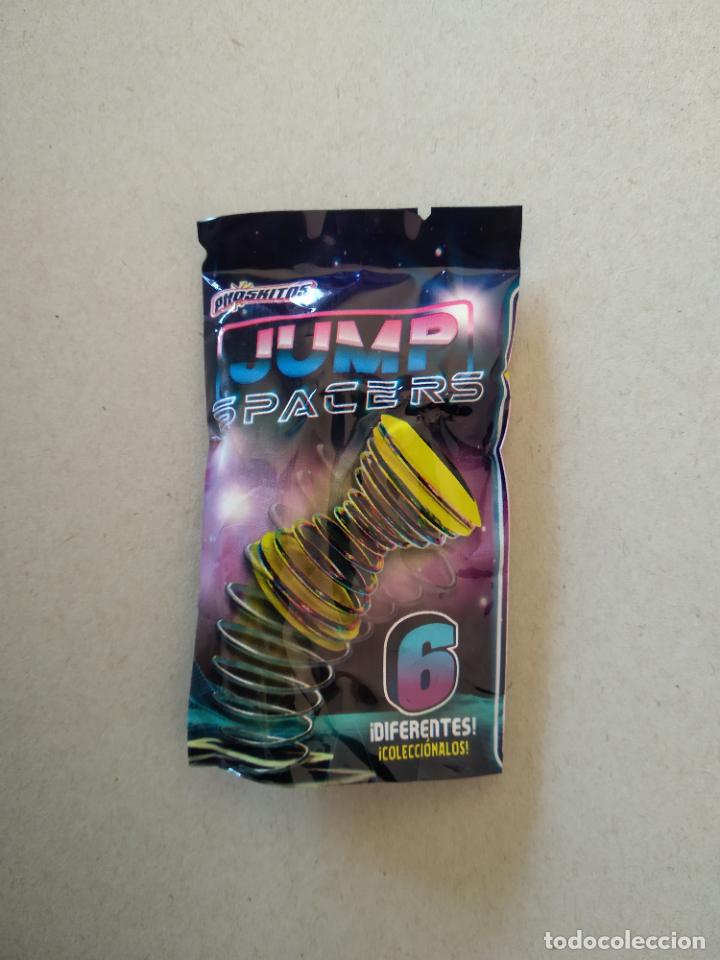 Juguetes antiguos y Juegos de colecci&oacute;n: SOBRE VACIO PUBLICIDAD MARCA PHOSKITOS JUMP SPACERS 6 DIFERENTES COLECCIONALOS