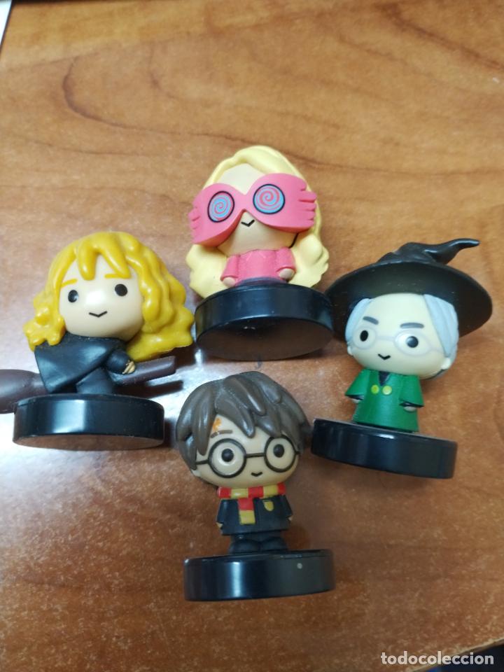 Juguetes antiguos y juegos de colecci&oacute;n: LOTE DE 4 SELLOS DE HARRY POTTER