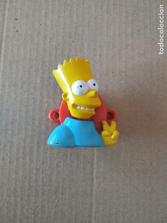 Juguetes antiguos y Juegos de colecci&oacute;n: FIGURA DE PL&Aacute;STICO DE JUGUETE BART SIMPSON 1990 THE SIMPSONS MIDE APROXIMADAMENTE 4CM X 3,5CM