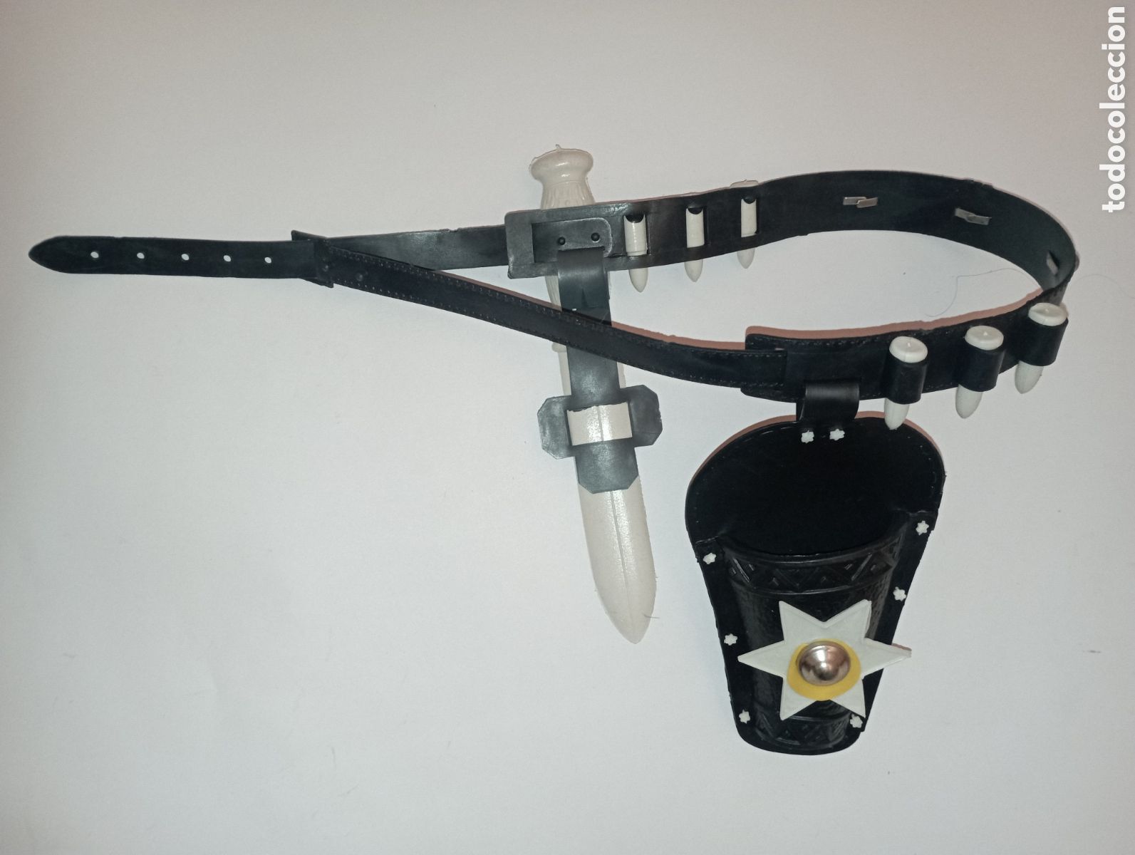 Antique Toys and Collectible Games: CARTUCHERA CON PU&Ntilde;AL PARA NI&Ntilde;O VAQUERO MADE IN SPAIN A&Ntilde;OS 70 Y 80 INDIOS Y VAQUEROS