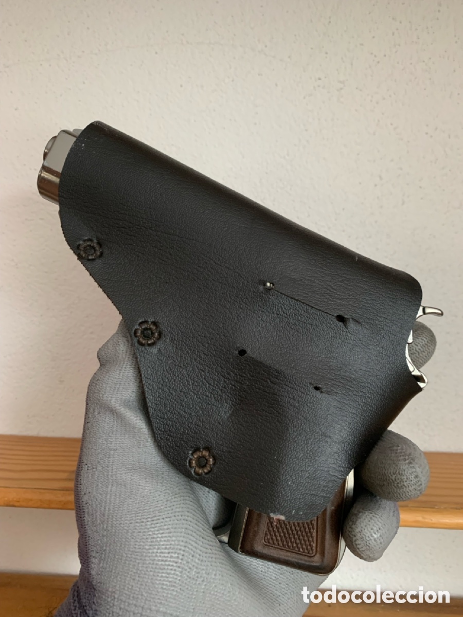 funda antigua para pistola cartuchera - Compra venta en todocoleccion