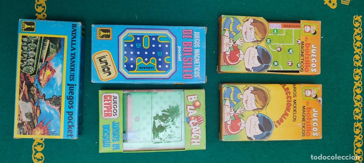 Juguetes antiguos y juegos de colecci&oacute;n: Lote juegos peque&ntilde;os rima geyper