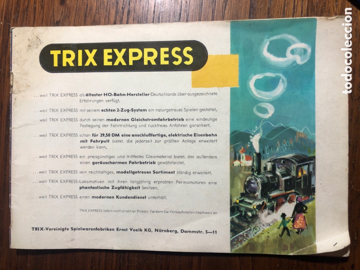 Juguetes antiguos y juegos de colecci&oacute;n: CATALOGO JUGUETES TRIX EXPRESS ( TRENES LOCOMOTORAS )