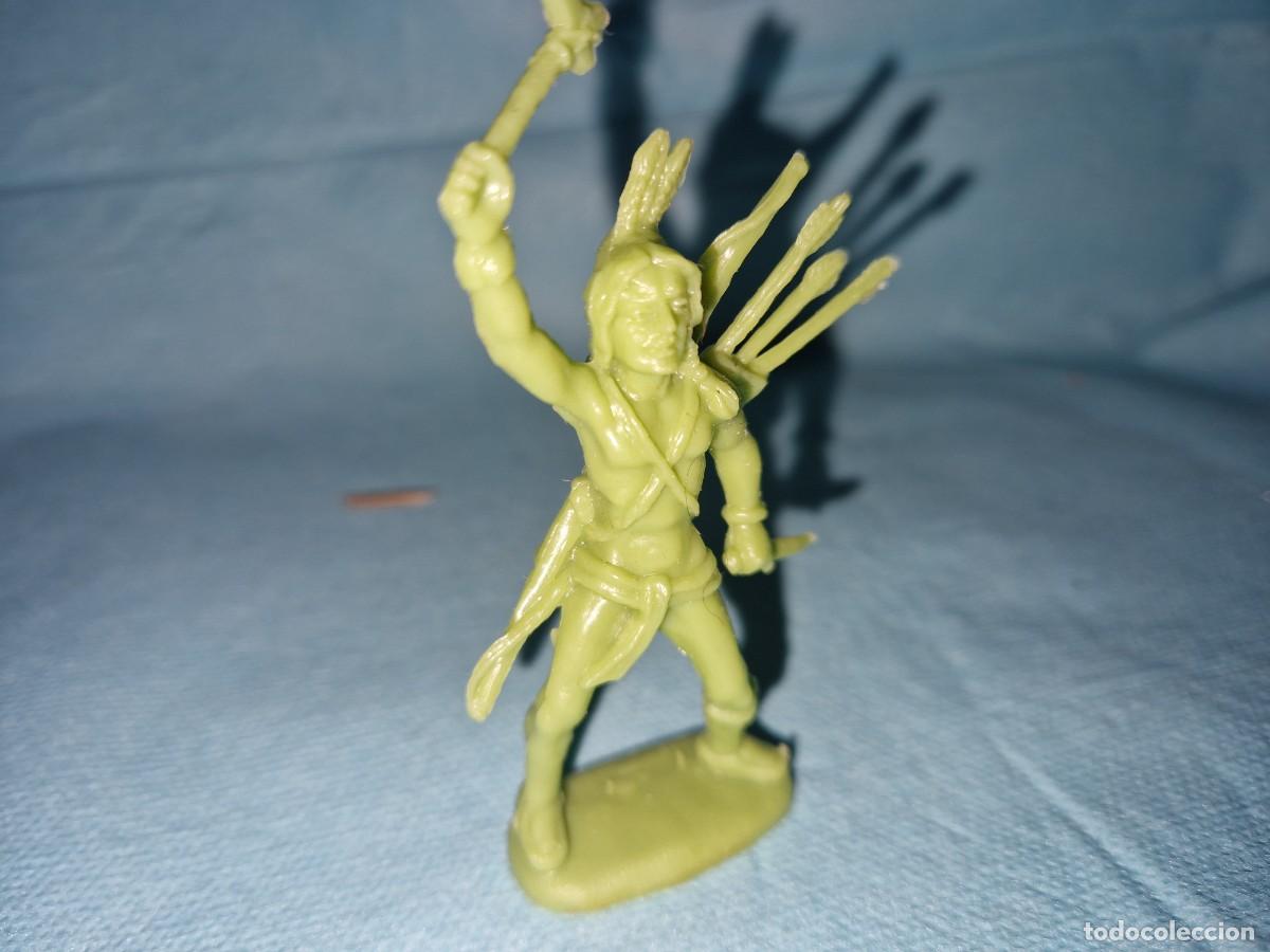 Altes Spielzeug und Spiele: FIGURA DEL OESTE INDIO CON FLECHAS - A&Ntilde;OS 60-70
