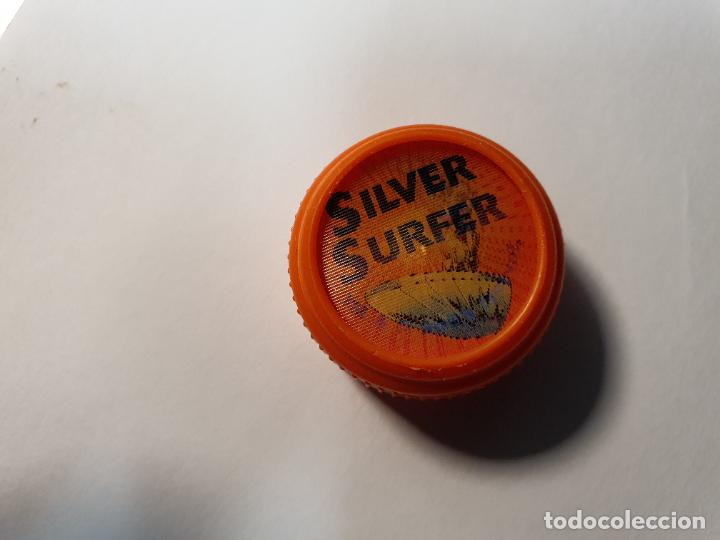 Juguetes antiguos y juegos de colecci&oacute;n: CROMO TAPON MARVEL 2003 -- PEPSI -- N&ordm; SILVER SURFER