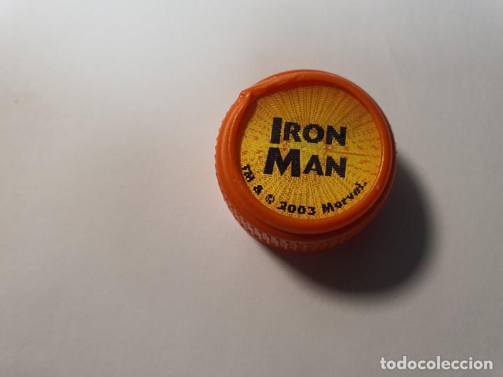 Juguetes antiguos y juegos de colecci&oacute;n: CROMO TAPON MARVEL 2003 -- PEPSI -- N&ordm; IRON MAN