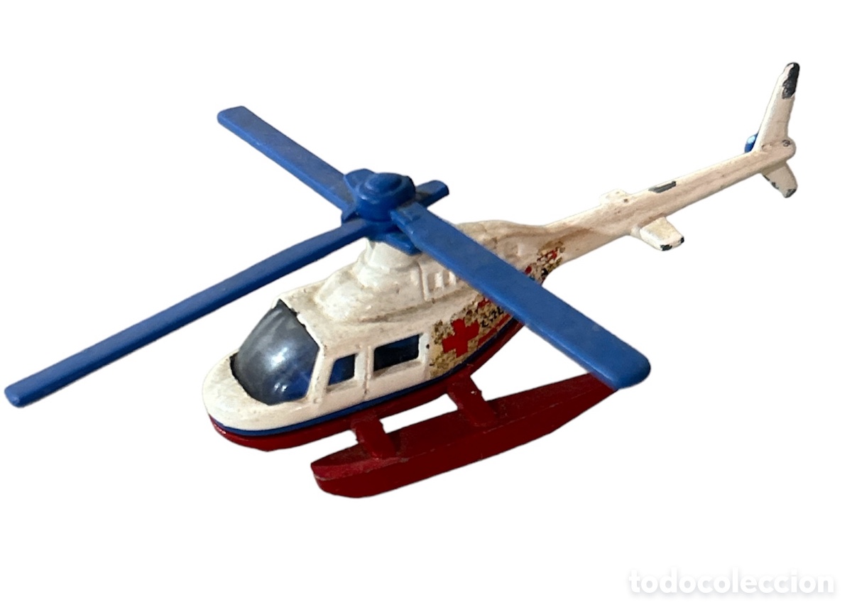 Juguetes antiguos y Juegos de colecci&oacute;n: Helic&oacute;ptero guisval cruz roja