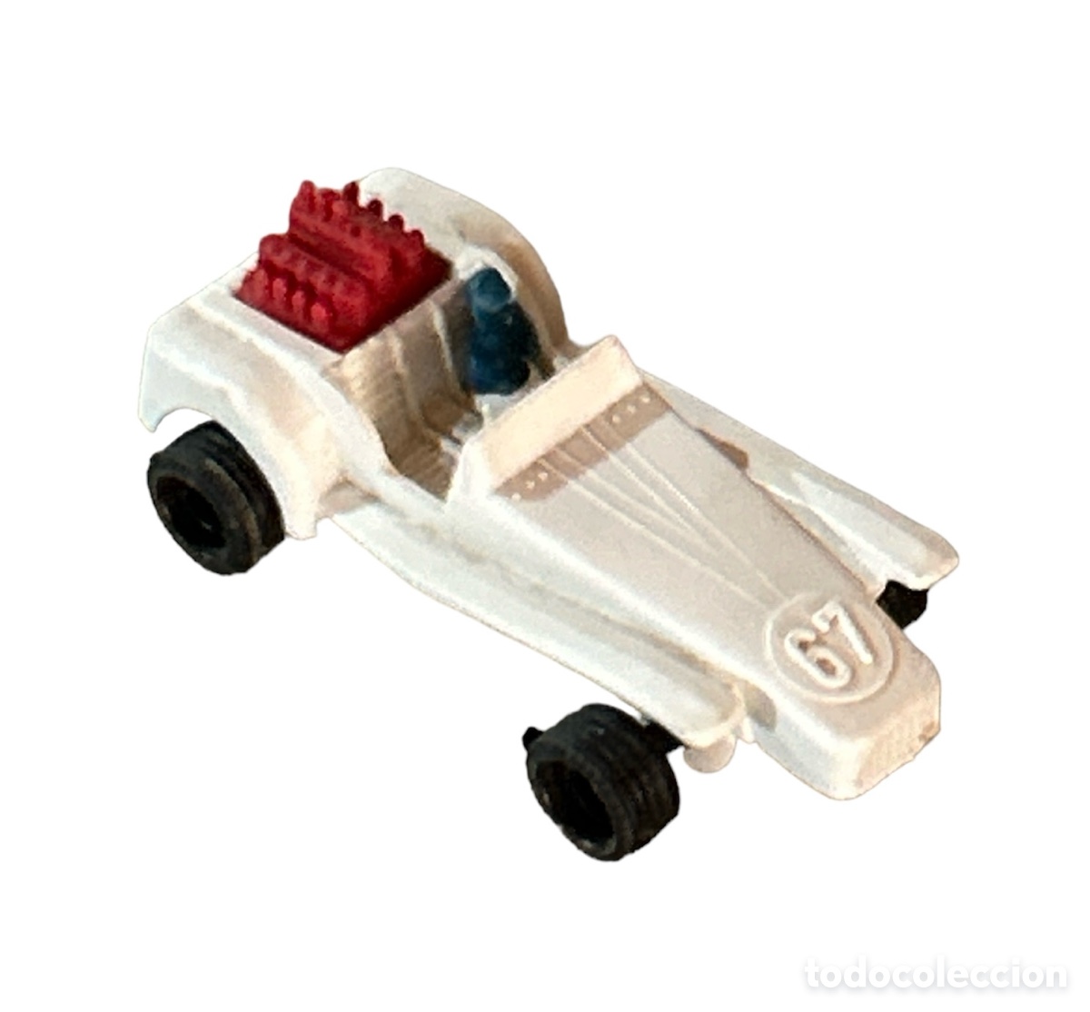 Juguetes antiguos y Juegos de colecci&oacute;n: Coche de pl&aacute;stico formula 1 con piloto