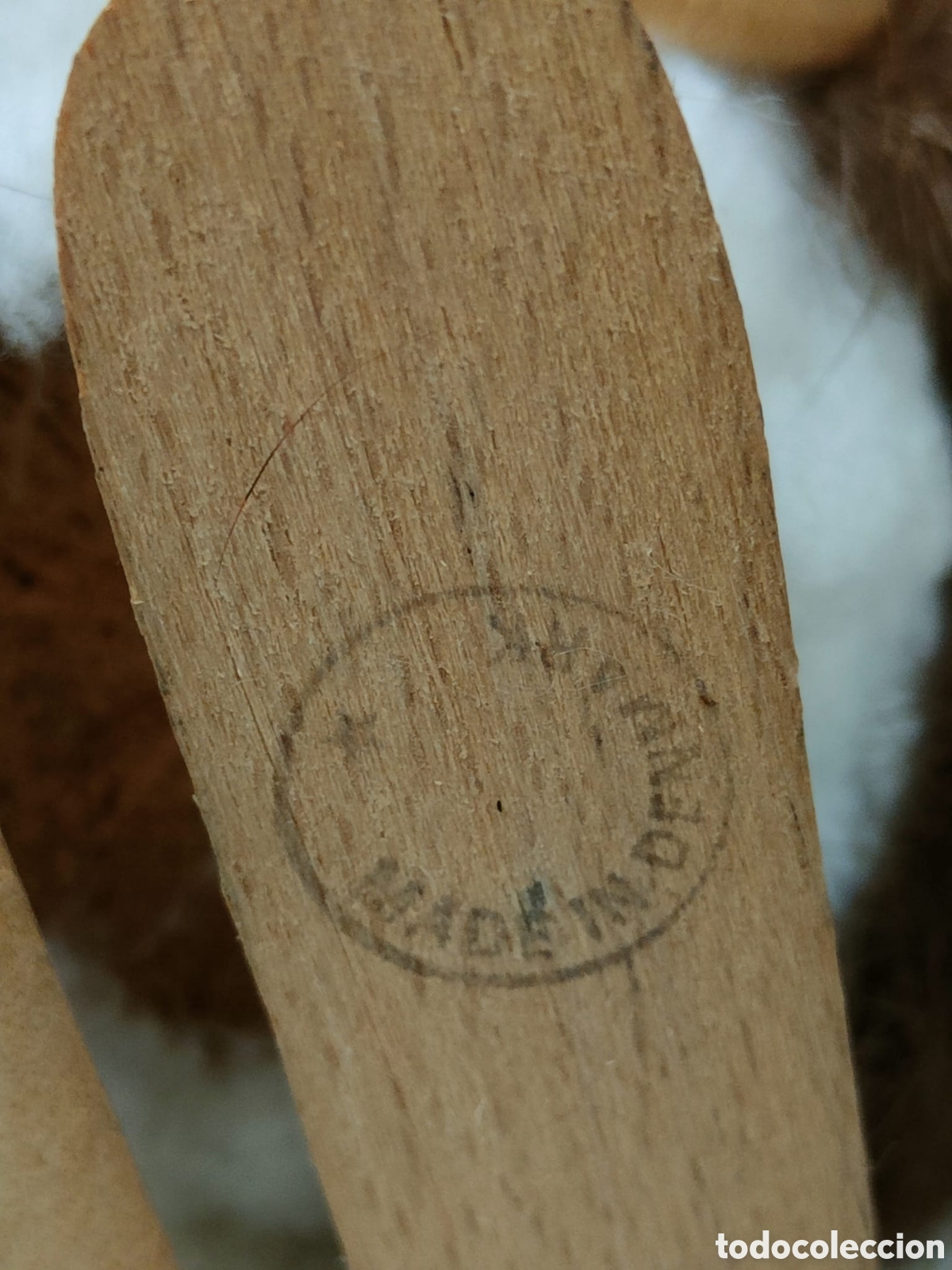 Juguetes antiguos y juegos de colecci&oacute;n: Vikingo de madera - Foto 3