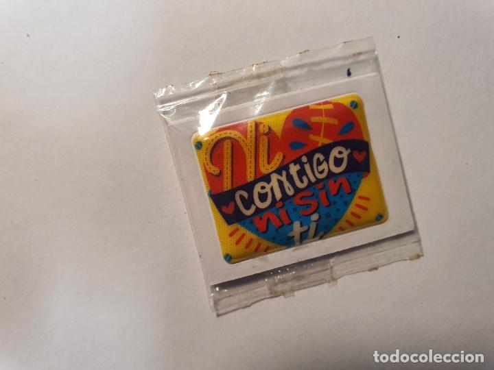 Juguetes antiguos y juegos de colecci&oacute;n: CROMO PEGATINA GREFUSA -- NI CONTIGO NI SIN TI