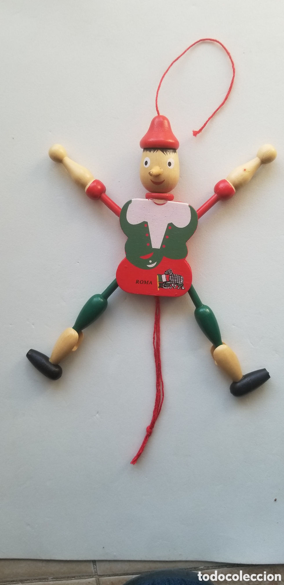 Juguetes antiguos y Juegos de colecci&oacute;n: Pinocho de madera articulado