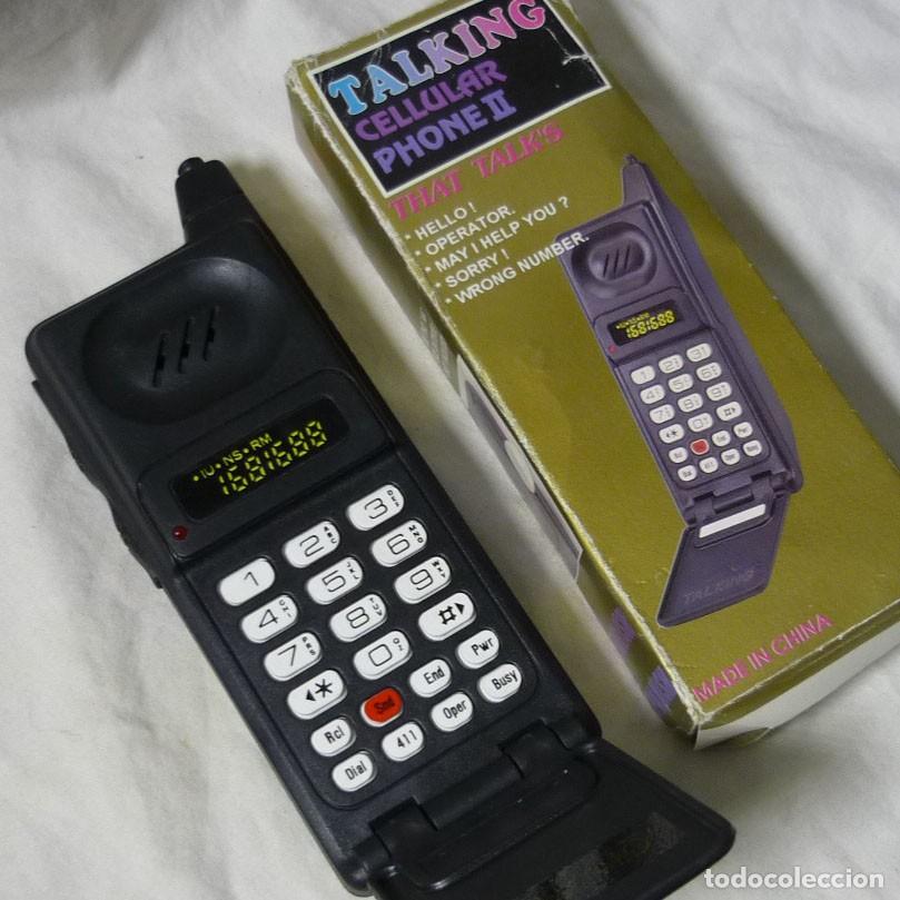 Brinquedos antigos e Jogos de cole&ccedil;&atilde;o: Tel&eacute;fono movil de juguete Cellular Phone con luz y sonidos, funcionando