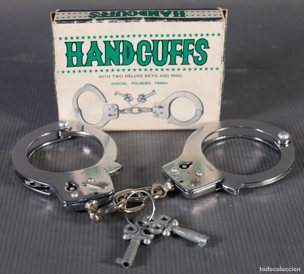 Jouets Anciens et Jeux de collection: Esposas de juguete en metal Handguffs