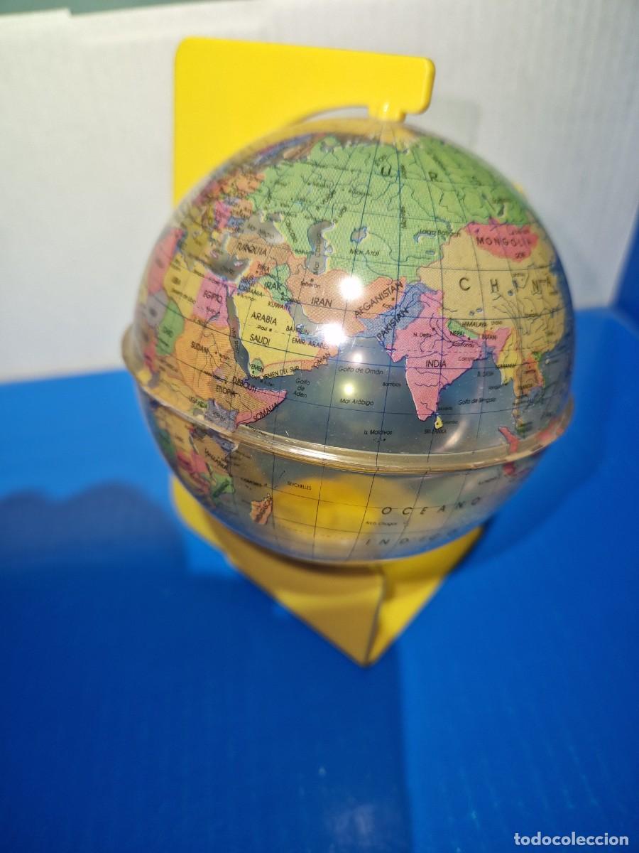 Juguetes antiguos y juegos de colecci&oacute;n: HUCHA BOLA DEL MUNDO GLOBO TERRAQUEO- A&Ntilde;OS 80