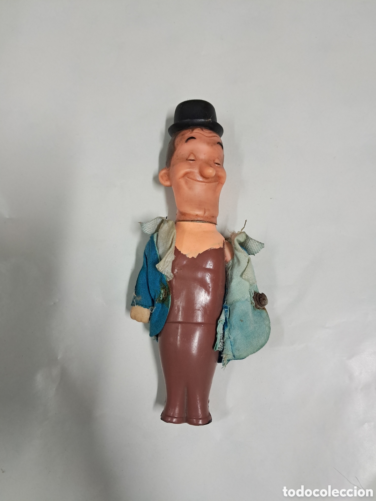 Juguetes antiguos y juegos de colecci&oacute;n: Figura gordo flaco Larry harmon