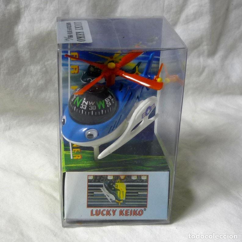Juguetes antiguos y Juegos de colecci&oacute;n: Helic&oacute;ptero con br&uacute;jula Lucky Keiko Dune