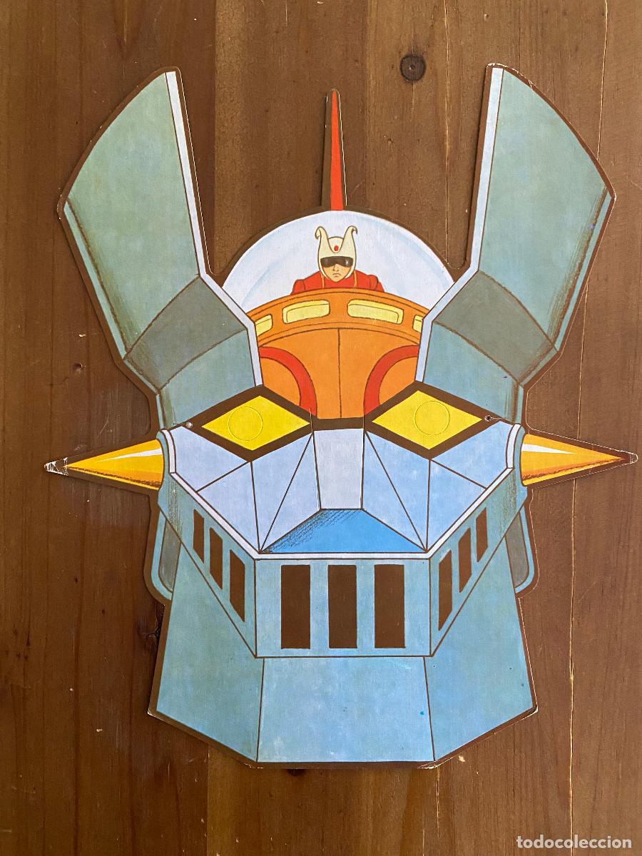 Juguetes antiguos y Juegos de colecci&oacute;n: CARETA MAZINGER Z ORIGINAL DE &Egrave;POCA CARTON, SIN GOMA, SIN USO MINIMAS MARCAS VER FOTOS