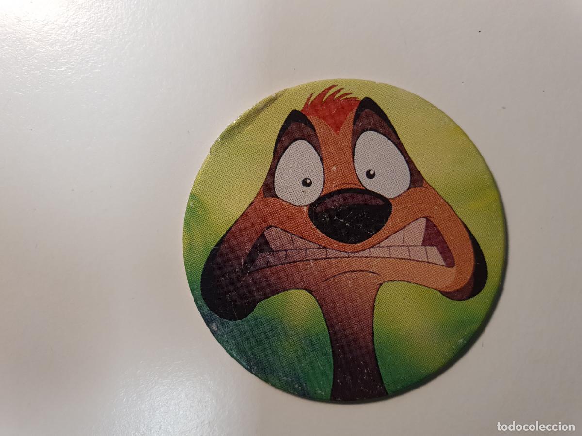 Juguetes antiguos y Juegos de colecci&oacute;n: TAZO PANINI CAPS - DISNEY LION KING - REY LEON - N&ordm; 27