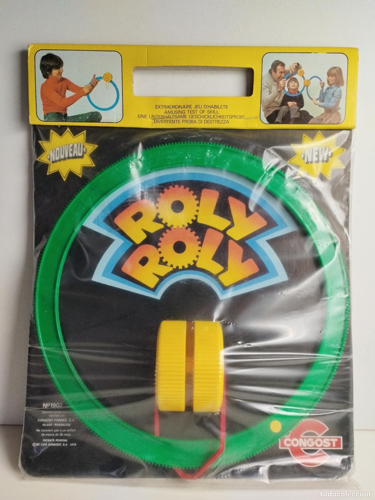 Juguetes antiguos y Juegos de colecci&oacute;n: JUEGO ROLY ROLY CONGOST ARO HABILIDAD REF. 1902 A&Ntilde;OS 70 VERDE