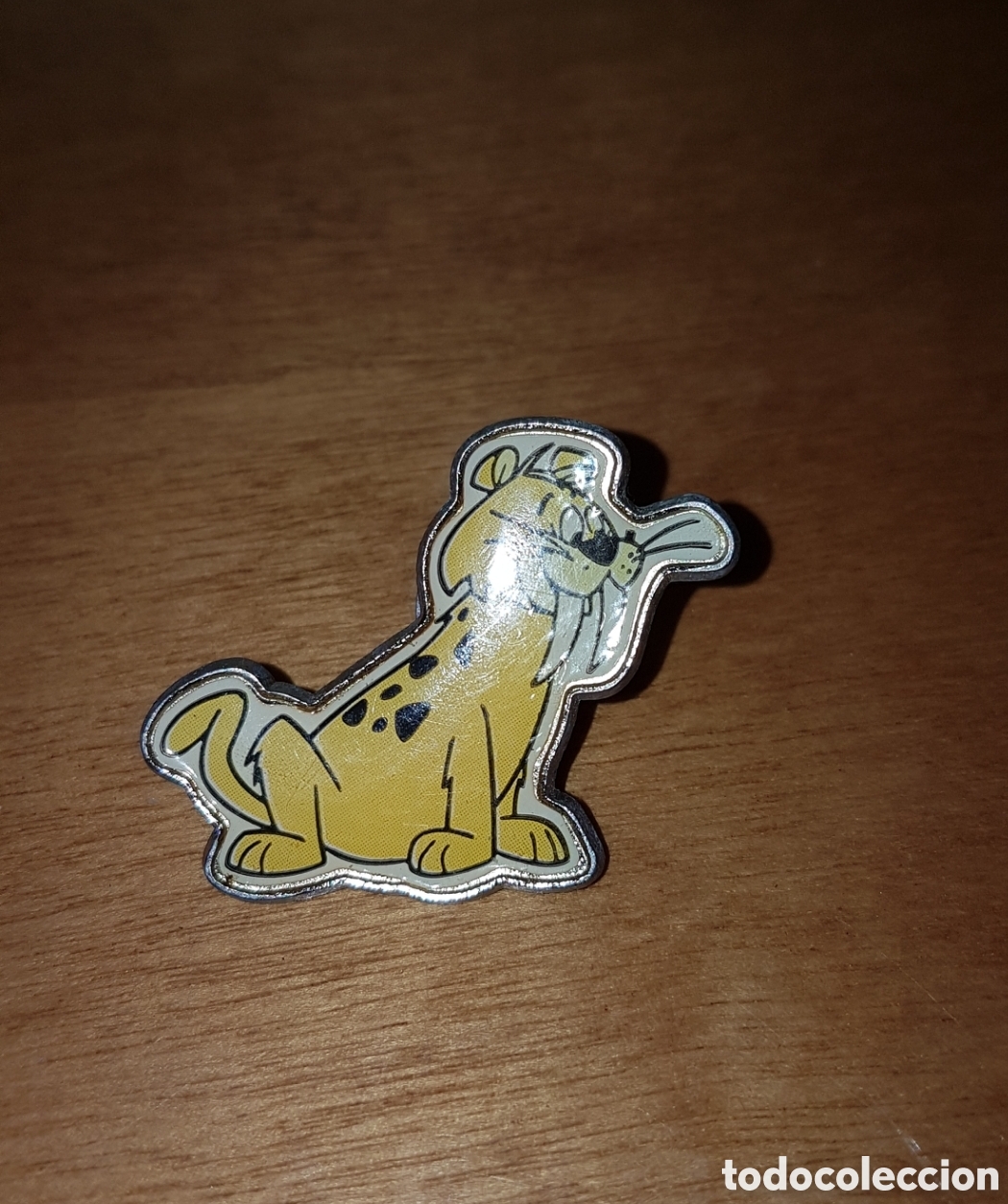 Juguetes antiguos y Juegos de colecci&oacute;n: Pin picapiedra Heraldo de Aragon a&ntilde;os 90 dibujos animados