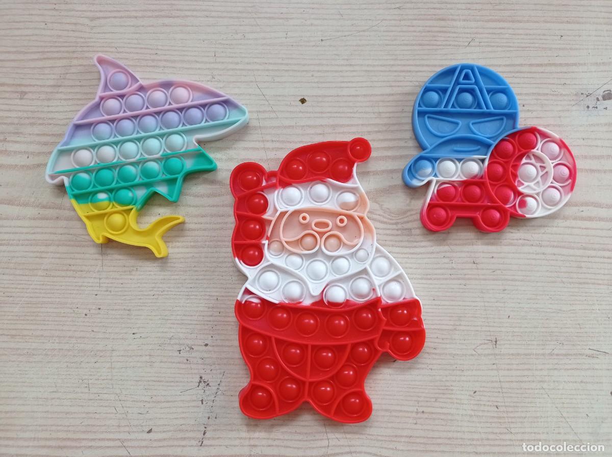 Jouets Anciens et Jeux de collection: 3 Figuras Push Pop Burbuja Calmante Anti Estres