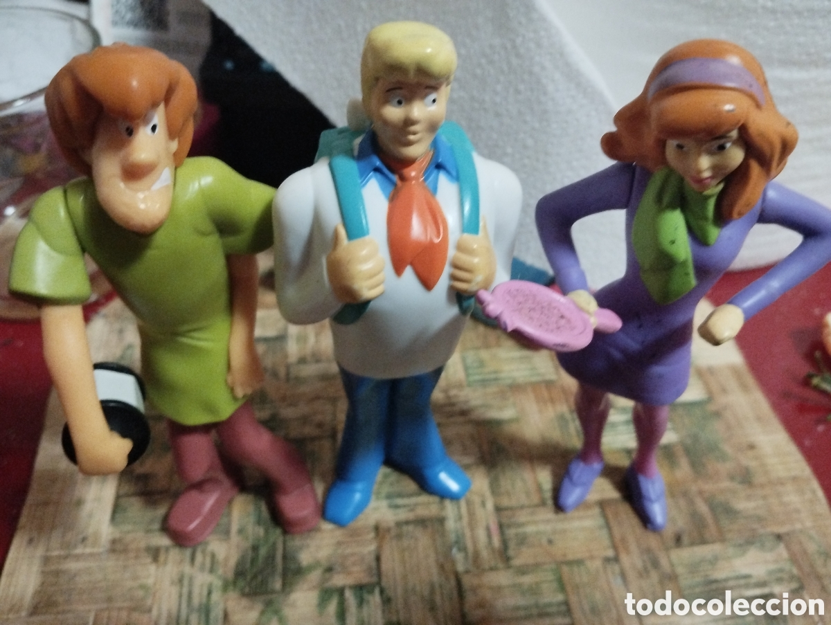 Juguetes antiguos y Juegos de colecci&oacute;n: 3 FIGURAS JUGUETES BURGER KING SCOOBY DOO