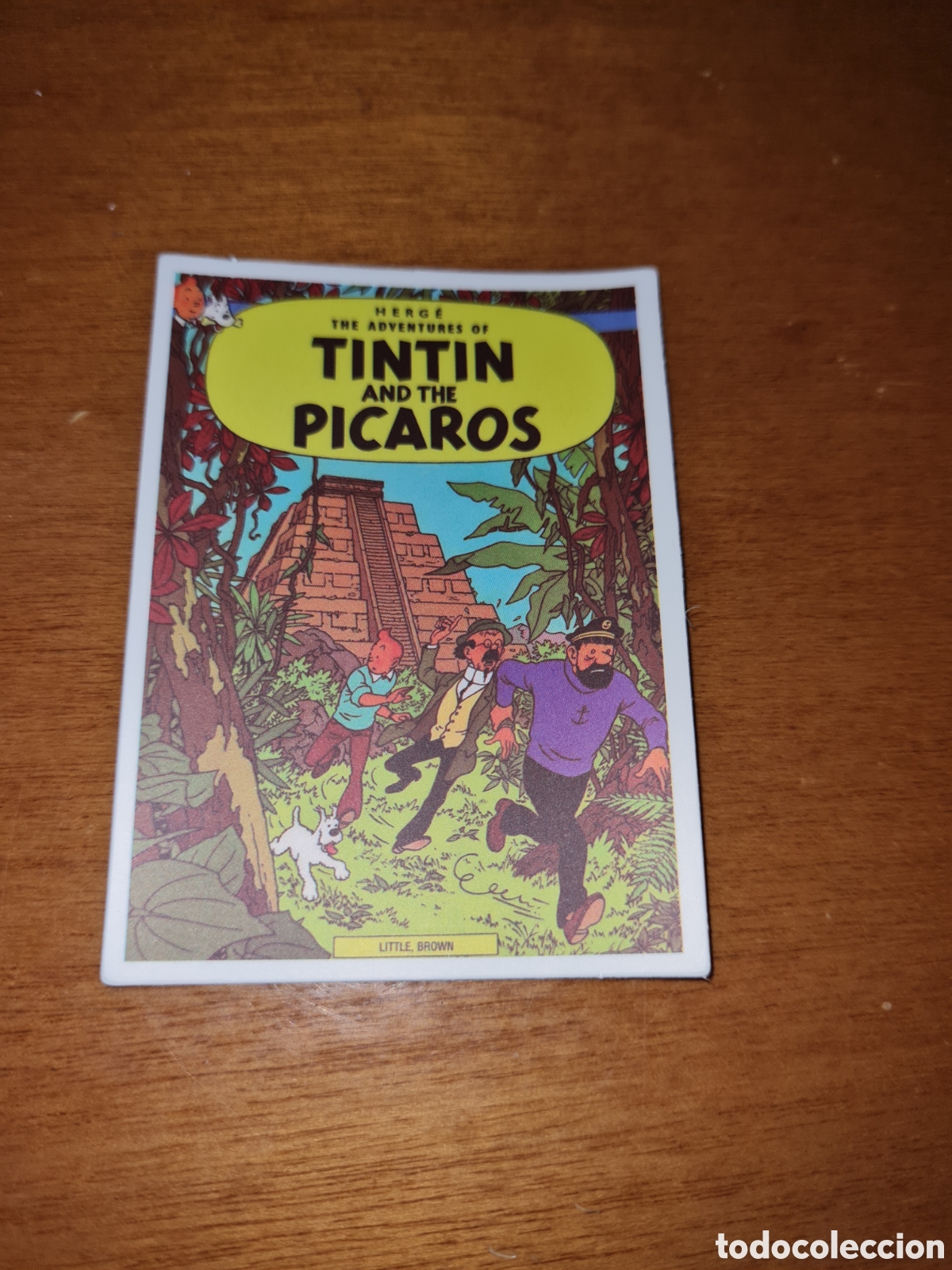 Juguetes antiguos y Juegos de colecci&oacute;n: Pegatina cromo Tintin no kinder no panrico no Phoskitos no bollycao