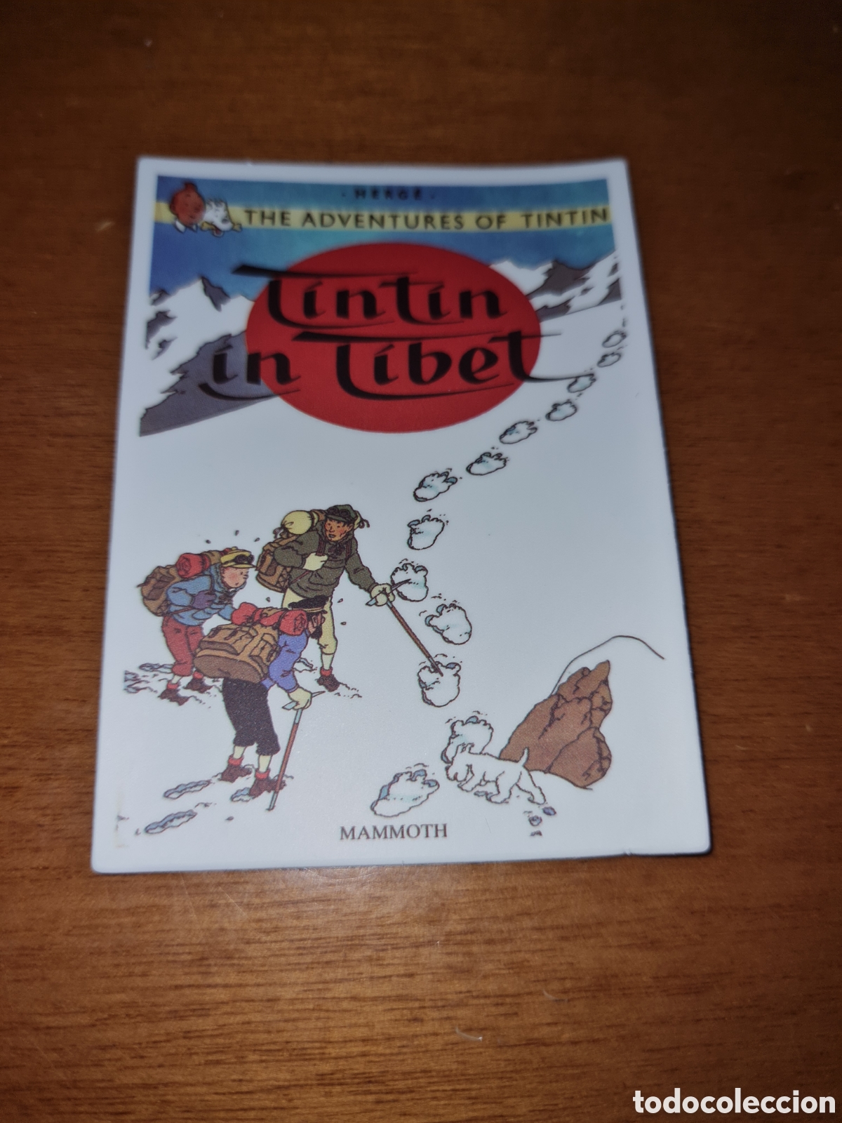 Juguetes antiguos y Juegos de colecci&oacute;n: Pegatina cromo Tintin no kinder no panrico no Phoskitos no bollycao