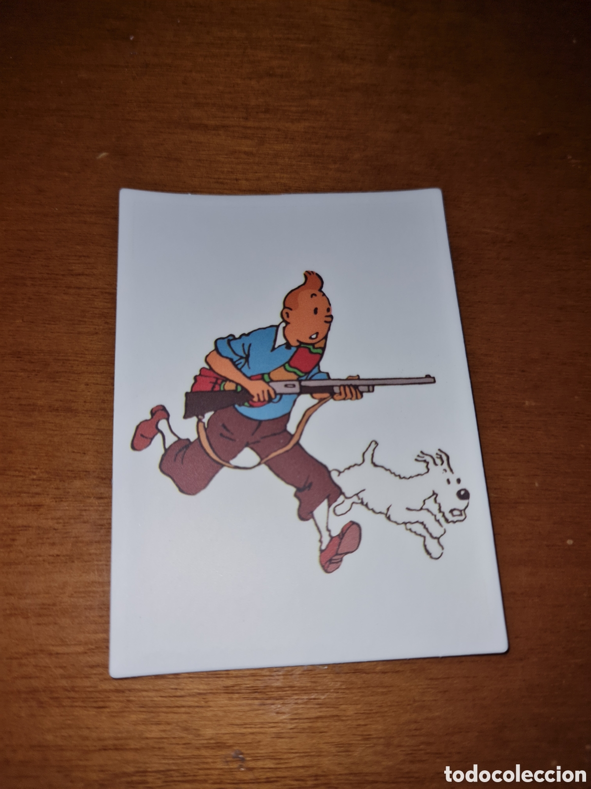 Juguetes antiguos y Juegos de colecci&oacute;n: Pegatina cromo Tintin no kinder no panrico no Phoskitos no bollycao