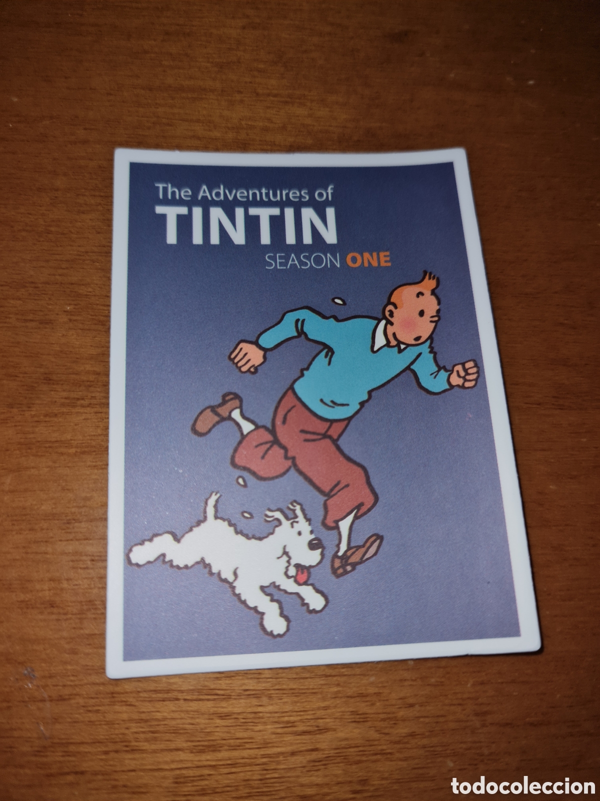 Juguetes antiguos y Juegos de colecci&oacute;n: Pegatina cromo Tintin no kinder no panrico no Phoskitos no bollycao