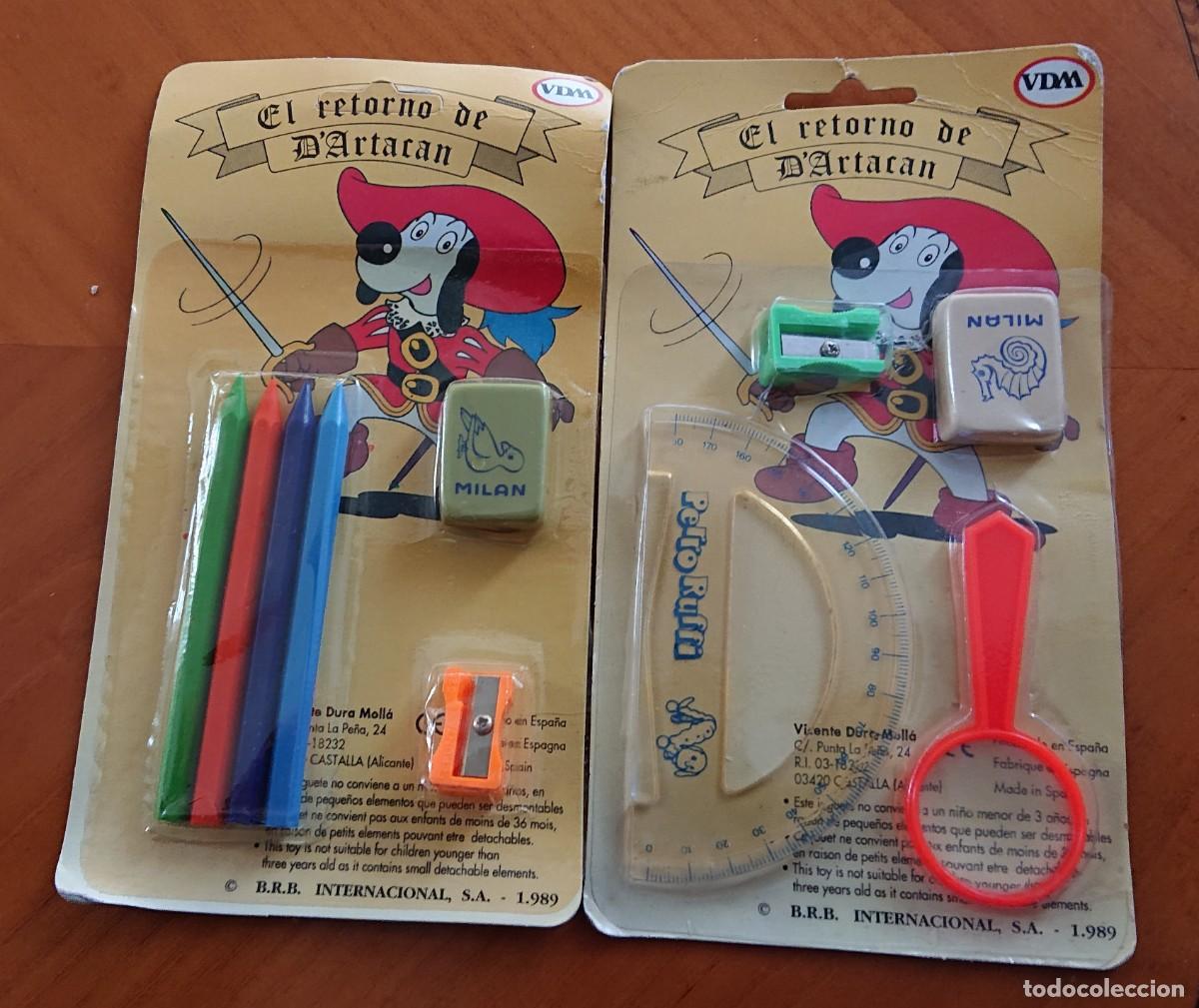 Altes Spielzeug und Spiele: El Retorno de D'artacan y los mosqueperros, blister de dos, raros VDM