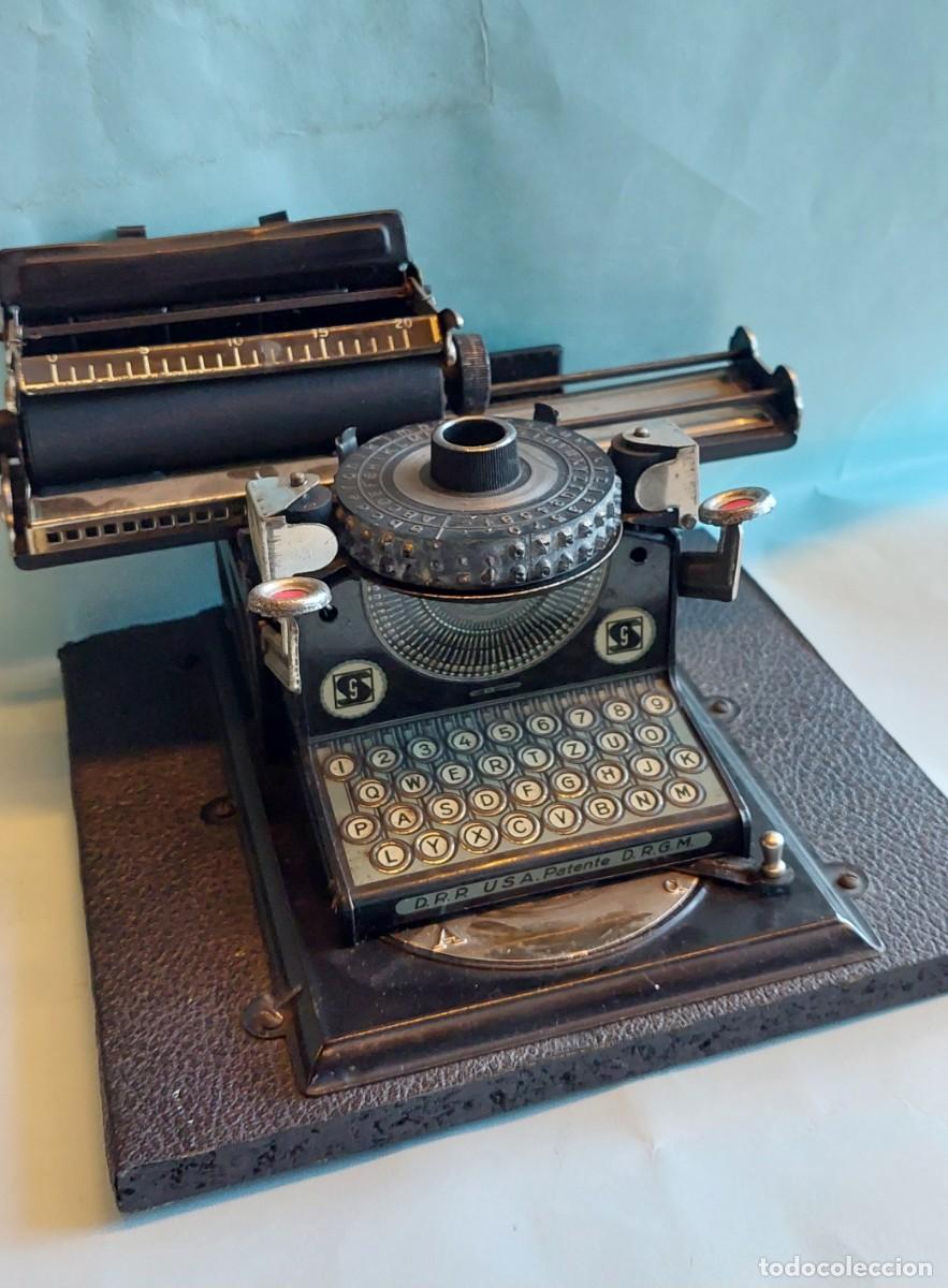 Juguetes antiguos y Juegos de colecci&oacute;n: Maquina de escribir de juguete j&uacute;nior 1920 Germany