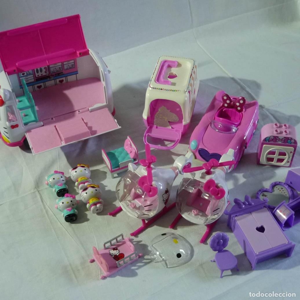 Juguetes antiguos y juegos de colecci&oacute;n: Conjunto de elementos de Hello Kitty - Foto 1