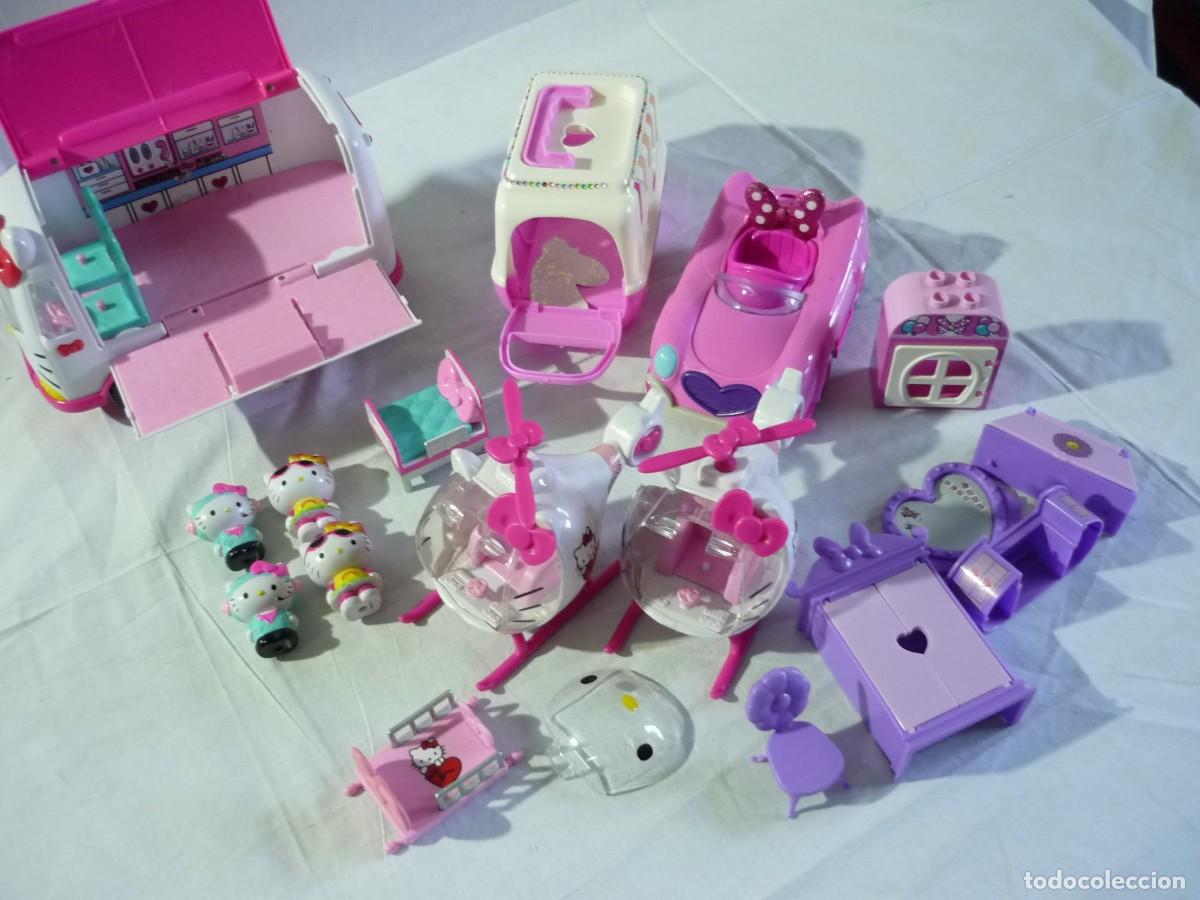 Juguetes antiguos y juegos de colecci&oacute;n: Conjunto de elementos de Hello Kitty - Foto 3