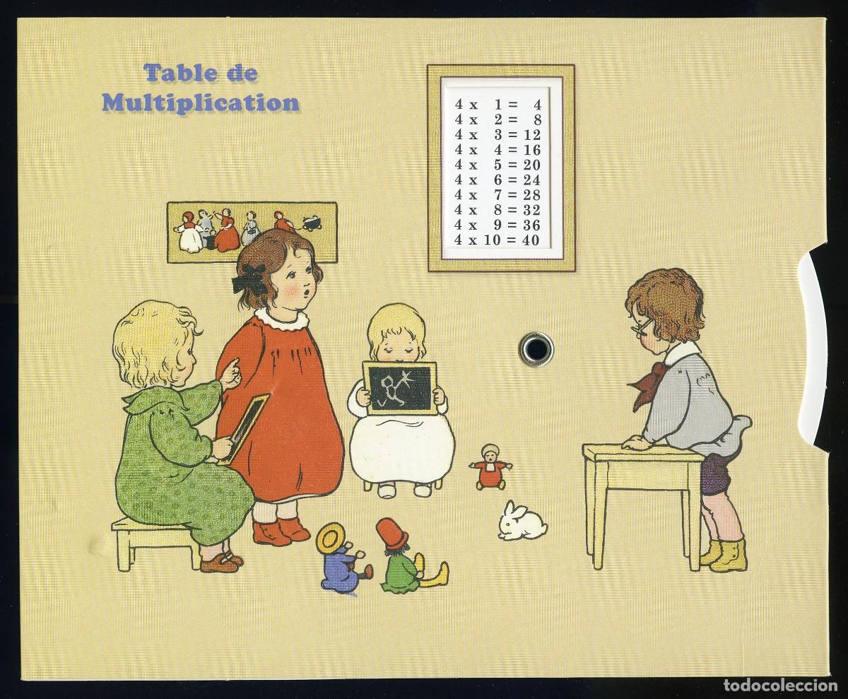 Juguetes antiguos y juegos de colecci&oacute;n: TABLA DE MULTIPLICAR CON MECANISMO GIRATORIO - LUDOM &Eacute;DITION, 2002