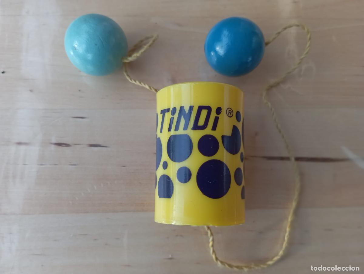 Juguetes antiguos y Juegos de colecci&oacute;n: Bolas Cuerda Juego de Habilidad.TINDI.